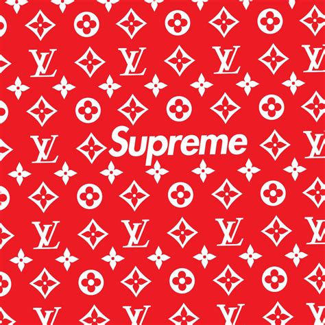 louis vuitton supreme pattern